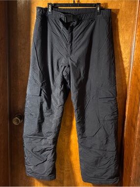 Sportina Ladies Large Ski/Snow pants Black Cargo Pockets